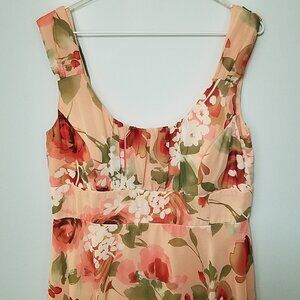 Dress Barn, New, washed, Peach fully lined dress